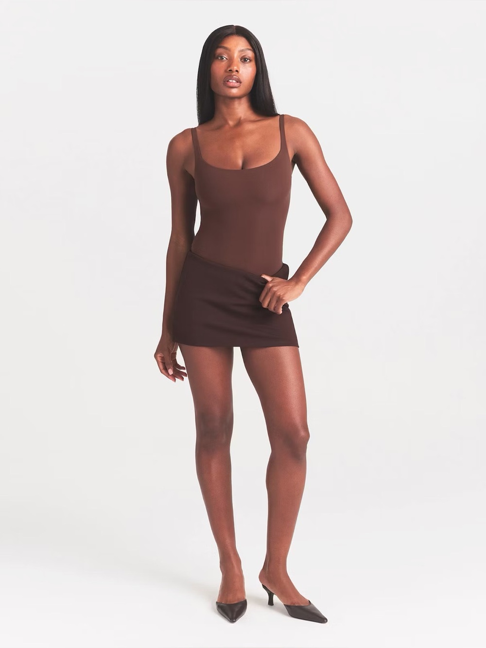 Skims Fits Everybody Square Neck Bodysuit